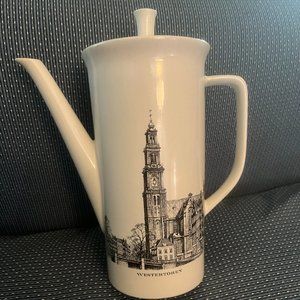 FREE SHIP/Coffee/Tea Pot Westertoren Montelbaanstoren Amsterdam Villeroy & Boch